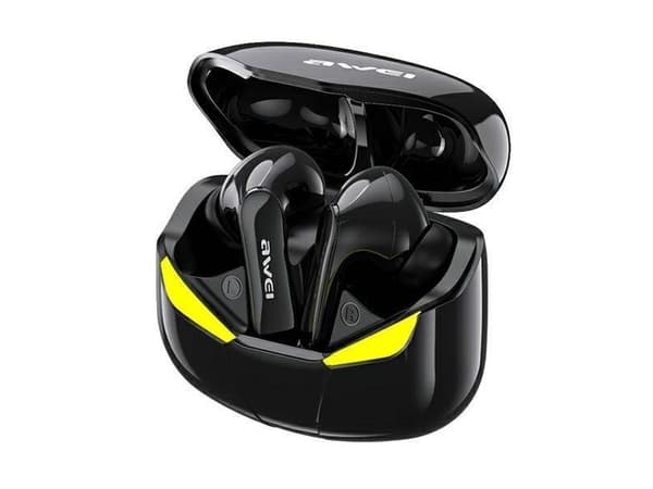 Awei Kuulokkeet Bluetooth 5.0 T35 TWS + telakointiasema - pelaamiseen - Musta (6954284004176)