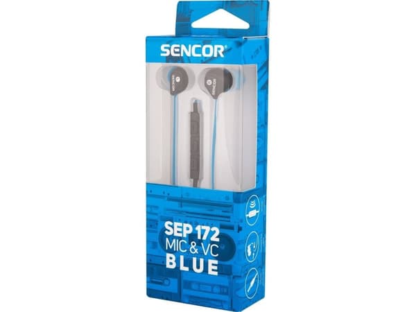 Sencor SEP 172 VCM BLÅ Öronhörlurar SENCOR