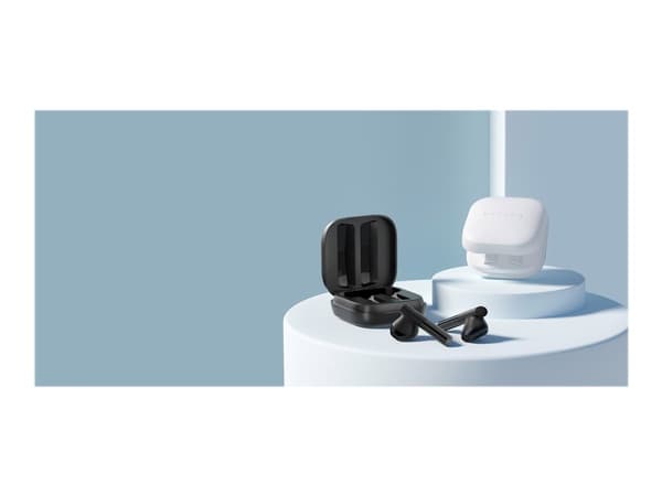 Haylou GT6 - True wireless-hörlurar med mikrofon - öronknopp - Bluetooth - svart