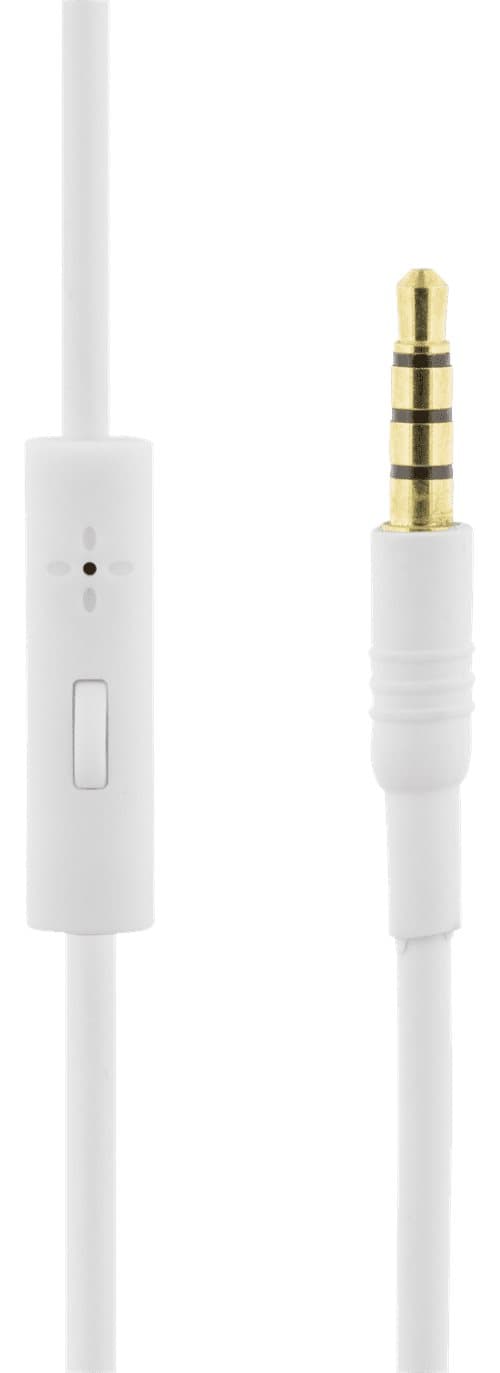 Original STREETZ Hörlurar med Mikrofon, 3.5mm - Vit