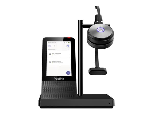 Yealink WH66 Mono Teams Personligt ljudkonferenssystem Bluetooth Svart