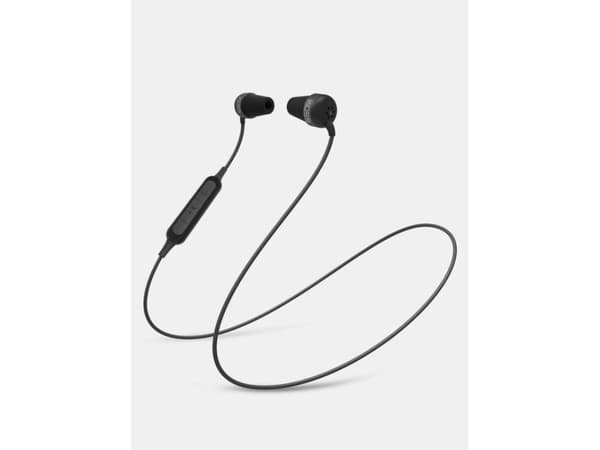 Koss The Plug - Ørepropper med mikrofon - i øret - Bluetooth - trådløs - svart