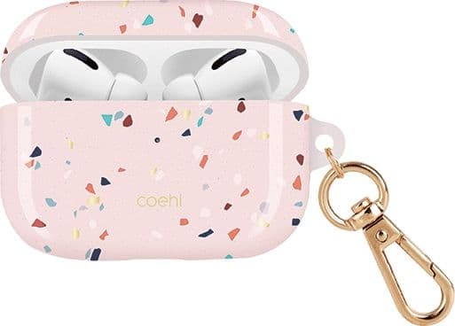 Uniq UNIQ-deksel Coehl Terrazzo Apple AirPods Pro rosa/rød rosa