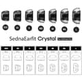 Miniatyrbild 3 av 3: AZLA SednaEarfit Crystal AirPods Pro (SSS/SS/S) In-ear Öronkuddar för hörlurar 3 par Svart, Transparent