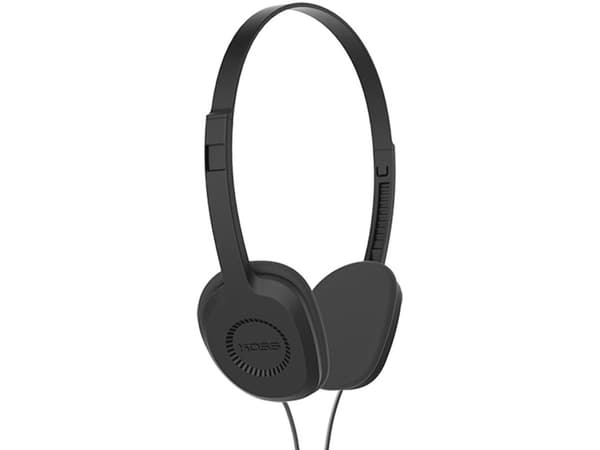 Koss KPH8K - Hodetelefoner - on-ear - kablet - 3,5 mm jakk - svart