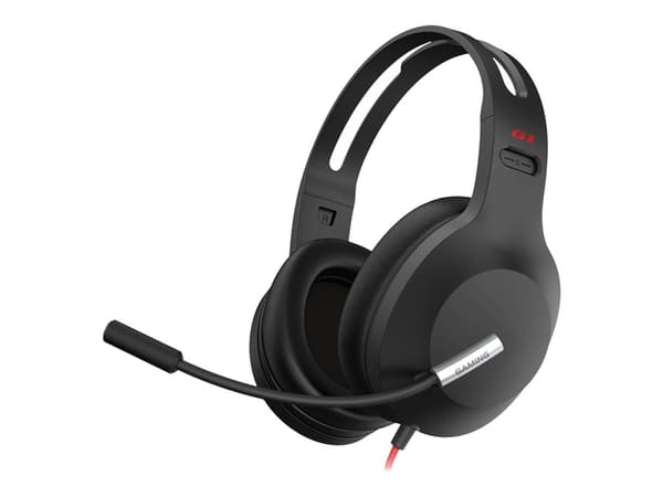 Edifier G1 SE - Headset - fullstorlek - kabelansluten - 3,5 mm kontakt - ljudisolerande - svart