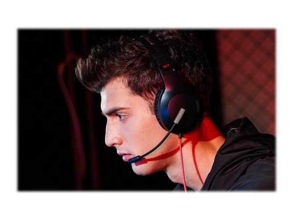 Edifier G1 SE - Headset - fullstorlek - kabelansluten - 3,5 mm kontakt - ljudisolerande - svart