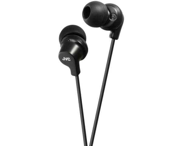 JVC HA-FX10-B-E, Langallinen, 8 - 23000 Hz, Musiikki, 3,3 g, Kuulokkeet, Musta