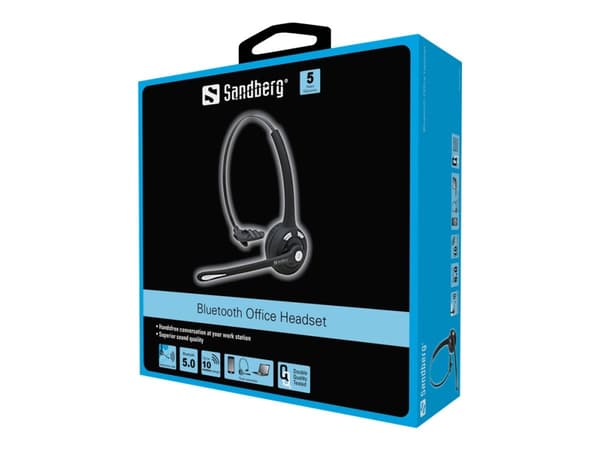 Sandberg Office - Headset - på örat - Bluetooth - trådlös