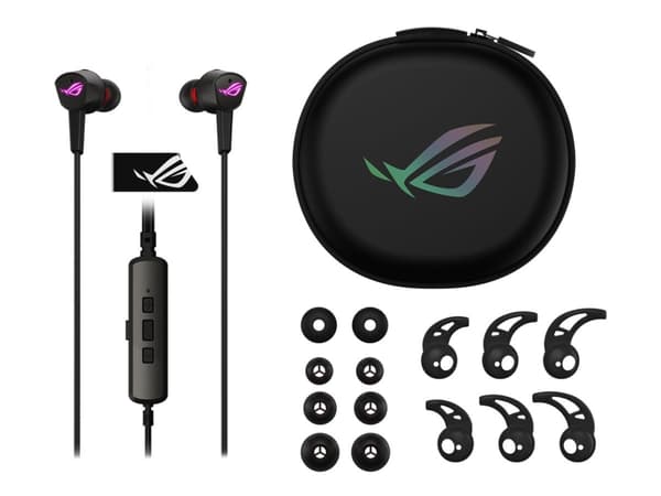 ASUS ROG CETRA II, Langallinen, 20 - 40000 Hz, Pelaaminen, 30 g, Kuulokkeet, Musta