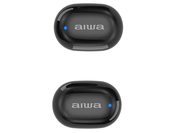 Aiwa EBTW-150WT, Trådløs, Samtaler/musikk, 20 - 20000 Hz, Hodesett, Sort
