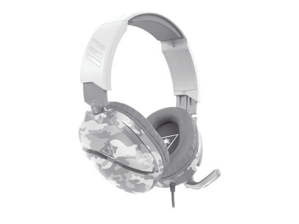 Turtle Beach Recon 70 Arctic Camo, Langallinen, Pelaaminen, 20 - 20000 Hz, 960 g, Kuulokkeet, Harmaa, Valkoinen