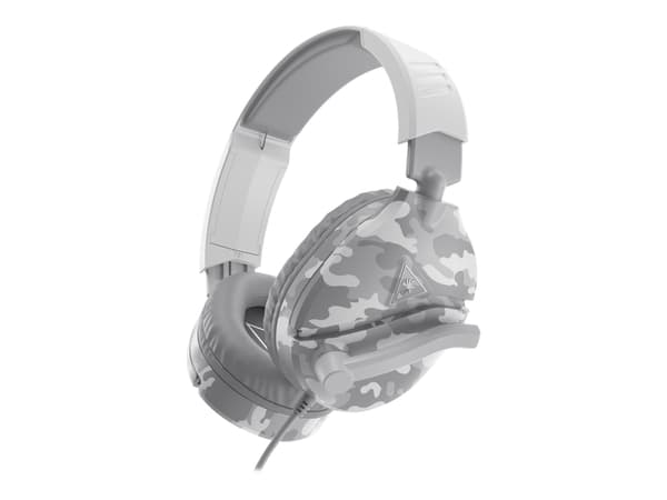 Turtle Beach Recon 70 Arctic Camo, Langallinen, Pelaaminen, 20 - 20000 Hz, 960 g, Kuulokkeet, Harmaa, Valkoinen