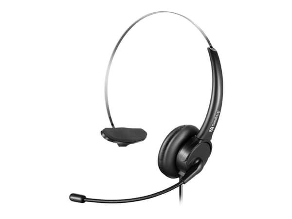 Sandberg USB Office Headset Mono - Headset - på örat - kabelansluten - USB-A