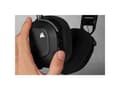 Miniatyrbild 3 av 5: CORSAIR Gaming HS80 RGB - Headset - fullstorlek - 2,4 GHz - trådlös - USB