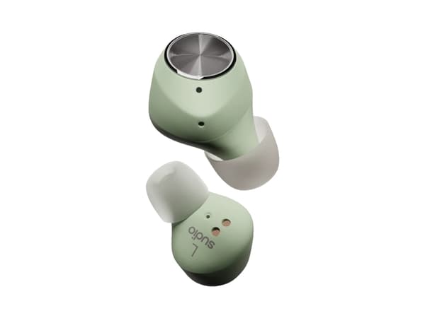 Sudio T2 - True wireless-hodetelefoner med mikrofon - i øret - Bluetooth - aktiv støydemping - jade