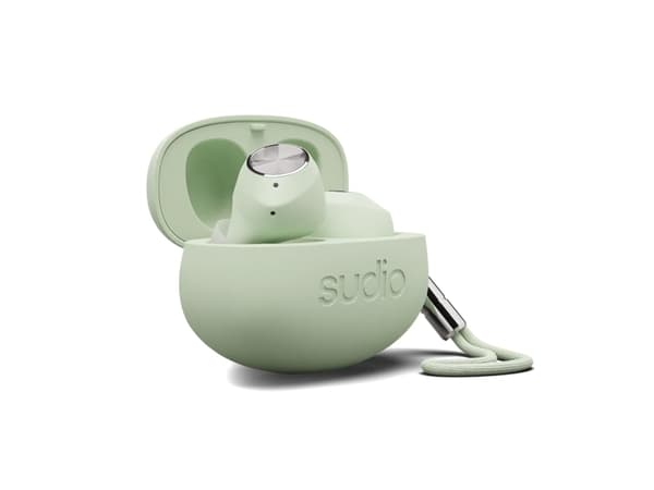 Sudio T2 - True wireless-hodetelefoner med mikrofon - i øret - Bluetooth - aktiv støydemping - jade