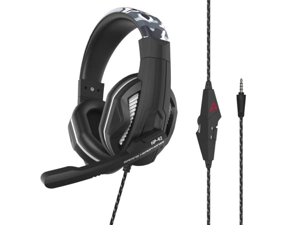 Steelplay HP42 - Headset - fullstorlek - kabelansluten - 3,5 mm kontakt - kamouflagefärgad
