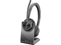 Miniatyrbild 2 av 4: POLY Voyager 4320 UC, Trådlös, Kontor/callcenter, 162 g, Headset, Svart