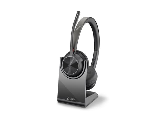POLY Voyager 4320 UC, Trådlös, Kontor/callcenter, 162 g, Headset, Svart