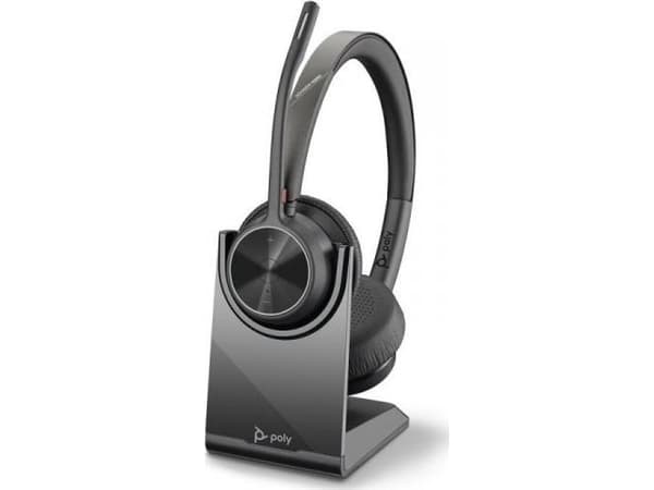 POLY Voyager 4320 UC, Trådløs, Kontor/kundesenter, 162 g, Hodesett, Sort