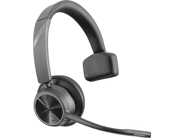 POLY Voyager 4310 UC, Trådlös, Kontor/callcenter, 122 g, Headset, Svart