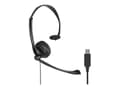 Miniatyrbilde 1 av 5: Kensington - Hodesett - on-ear - kablet - USB-A - svart