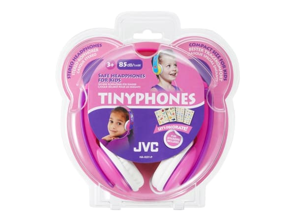 JVC HA-KD7-P, Langallinen, Musiikki, 15 - 23000 Hz, 110 g, Kuulokkeet, Vaaleanpunainen, Purppura