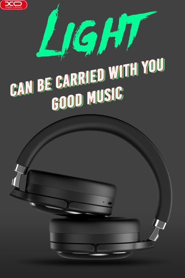 Stereoljud Trådlösa Hörlurar Bluetooth V5.0 AUX / TF - Kortstöd