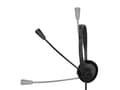 Miniatyrbilde 5 av 5: LogiLink HS0054, Koblet med ledninger (ikke trådløs), Kontor/kundesenter, 20 - 20000 Hz, Hodesett, Sort