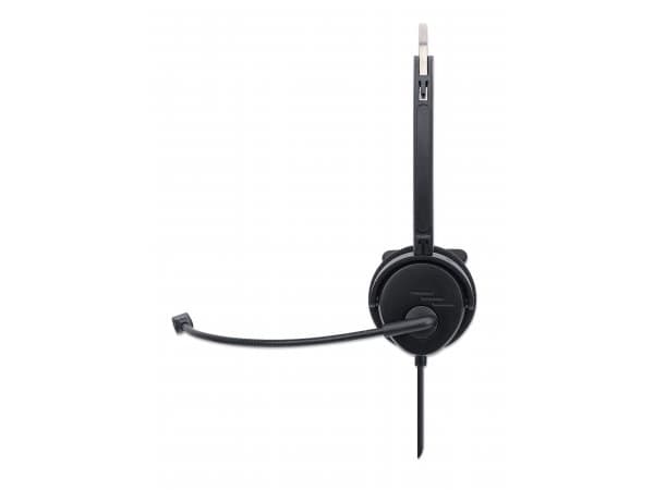 Manhattan 179867, Kabel, Kontor/callcenter, 20 - 20000 hz, 180 g, Headset, Svart