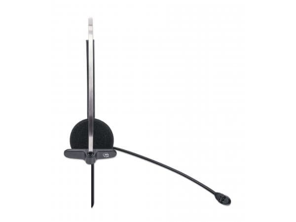 Manhattan 179867, Kabel, Kontor/callcenter, 20 - 20000 hz, 180 g, Headset, Svart