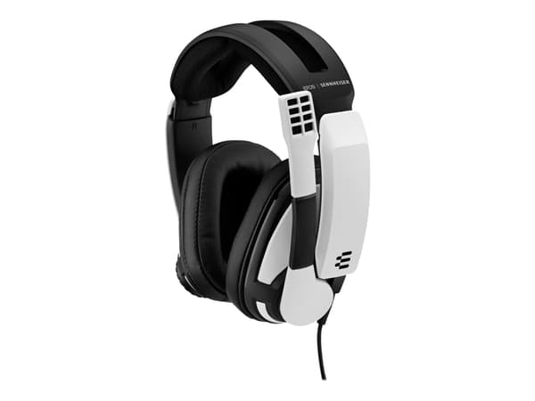 EPOS GSP 301 - Headset - fullstorlek - kabelansluten - 3,5 mm kontakt - vit