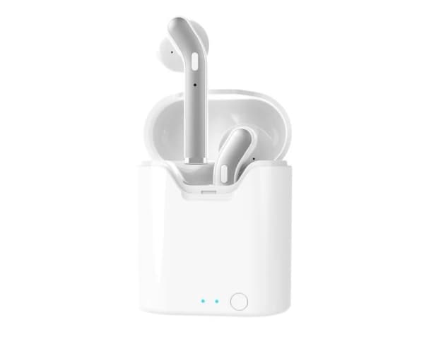 ART AP-TW-B2 - True wireless-hodetelefoner med mikrofon - i øret - Bluetooth - hvit, sølv