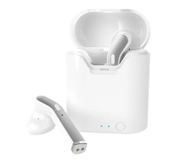 ART AP-TW-B2 - True wireless-hodetelefoner med mikrofon - i øret - Bluetooth - hvit, sølv