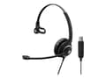 Miniatyrbild 1 av 5: EPOS IMPACT SC 230 USB - 200 Series - headset - på örat - kabelansluten - USB - svart, silver