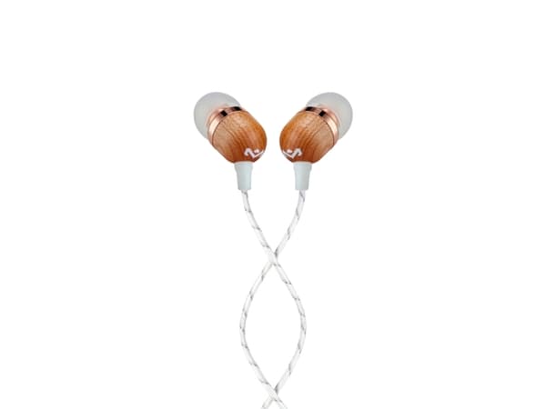 The House of Marley Smile Jamaica - Kuulokkeet mikrofonilla - in-ear - langallinen - 3.5 mm liitin - melua eristävä - kerma - kermanvärinen