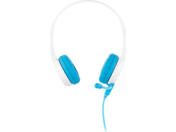 BuddyPhones StudyBuddy Kids hodetelefoner med kabel (blå)