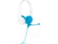 Miniatyrbilde 4 av 5: BuddyPhones StudyBuddy Kids hodetelefoner med kabel (blå)