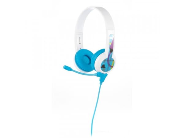 BuddyPhones StudyBuddy Kids hodetelefoner med kabel (blå)