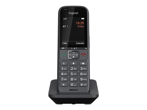 Gigaset S700H PRO - Trådlös förlängningshandenhet - med Bluetooth interface med nummerpresentation - ECO DECT\GAP\CAT-iq - antracit