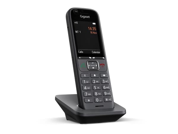 Gigaset S700H PRO - Trådlös förlängningshandenhet - med Bluetooth interface med nummerpresentation - ECO DECT\GAP\CAT-iq - antracit