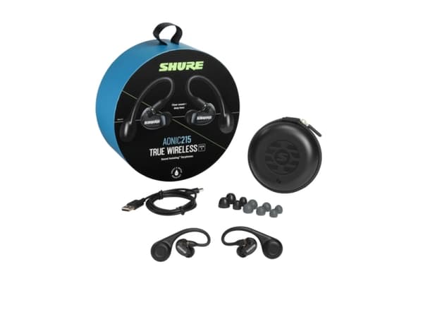 Shure SE21DYBK+TW2-EFS, True Wireless Stereo (TWS), Idrott, Headset, Svart