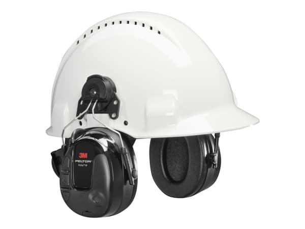 3M Peltor ProTac III MT13H221P3E - Hodetelefoner - hjelmmontering - kablet - 3,5 mm jakk - lydisolerende - svart