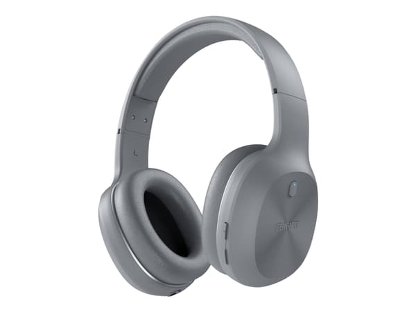 Edifier W600BT - Hodetelefoner med mikrofon - full størrelse - Bluetooth - trådløs, kablet - 3,5 mm jakk - grå