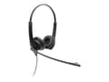 Miniatyrbilde 2 av 5: Jabra BIZ 1100 USB Duo - Hodesett - on-ear - kablet - USB - svart - akademisk - Certified for Microsoft Teams, Zoom Certified