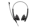 Miniatyrbild 5 av 5: Jabra BIZ 1100 Duo - Headset - på örat - kabelansluten - 3,5 mm kontakt - svart - universitet - Certifierad för Microsoft-teams, Zoomcertifierad