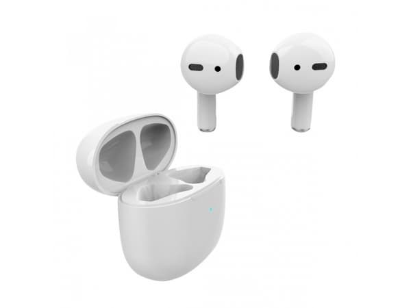 ART AP-TW-B1 - True wireless-hörlurar med mikrofon - inuti örat - Bluetooth - vit