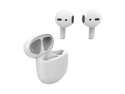 ART AP-TW-B1 - True wireless-hodetelefoner med mikrofon - i øret - Bluetooth - hvit