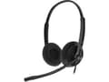 Miniatyrbild 5 av 5: Yealink YHS34 Dual - Headset - på örat - kabelansluten - Quick Disconnect - svart